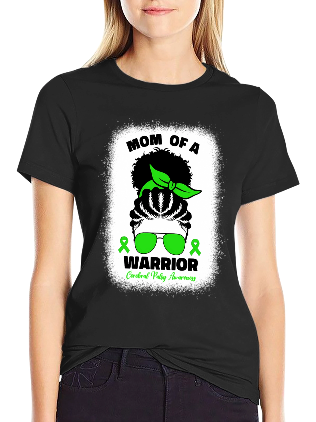 Mom of a Warrior Cerebral Palsy Awareness T-Shirt