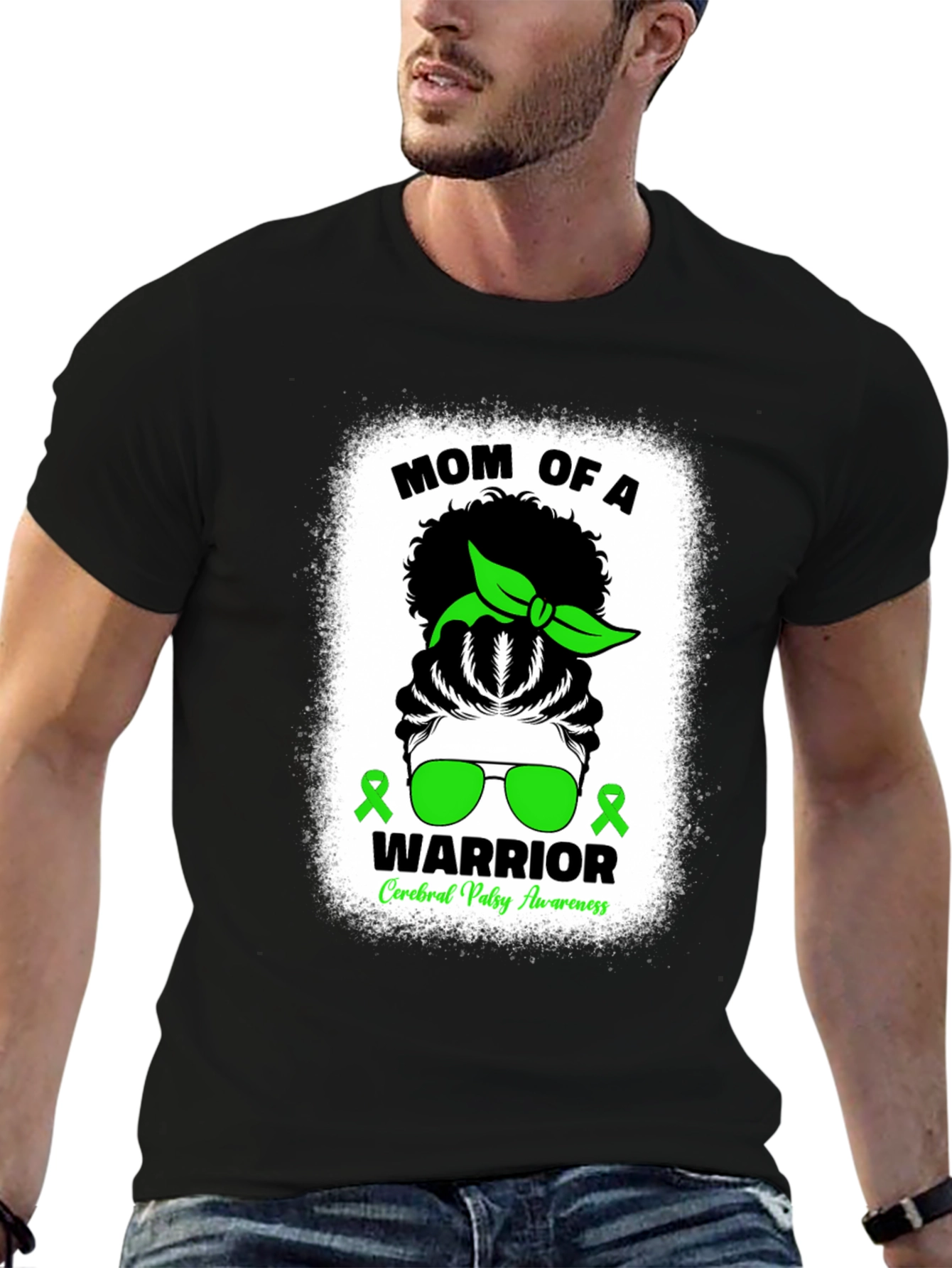Mom of a Warrior Cerebral Palsy Awareness T-Shirt