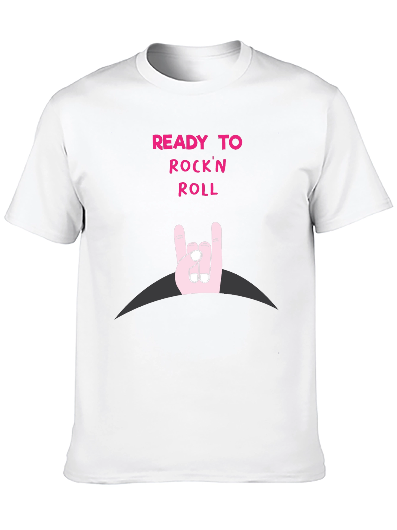 Ready to Rockn Roll Black T-Shirt