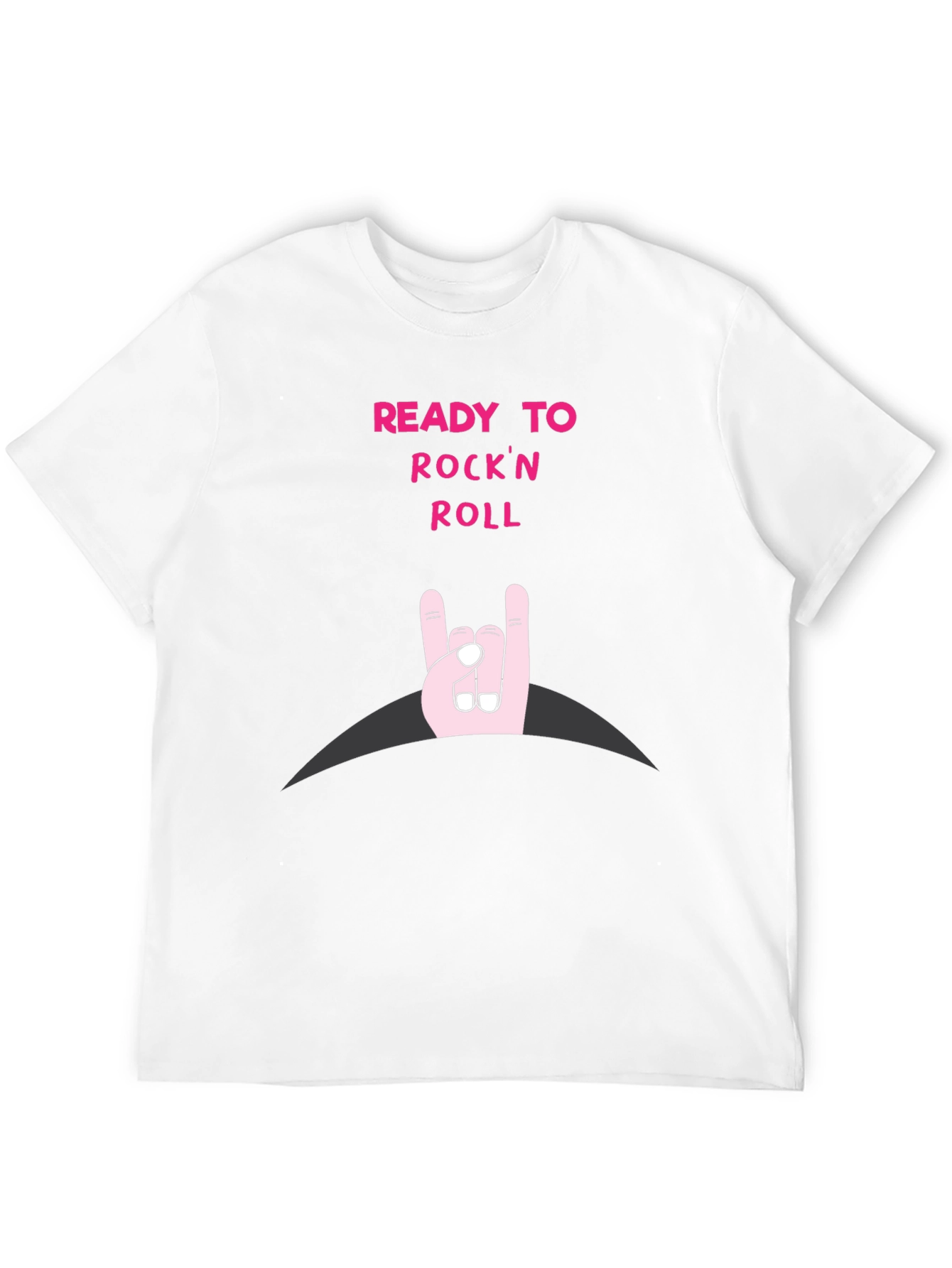 Ready to Rockn Roll Black T-Shirt