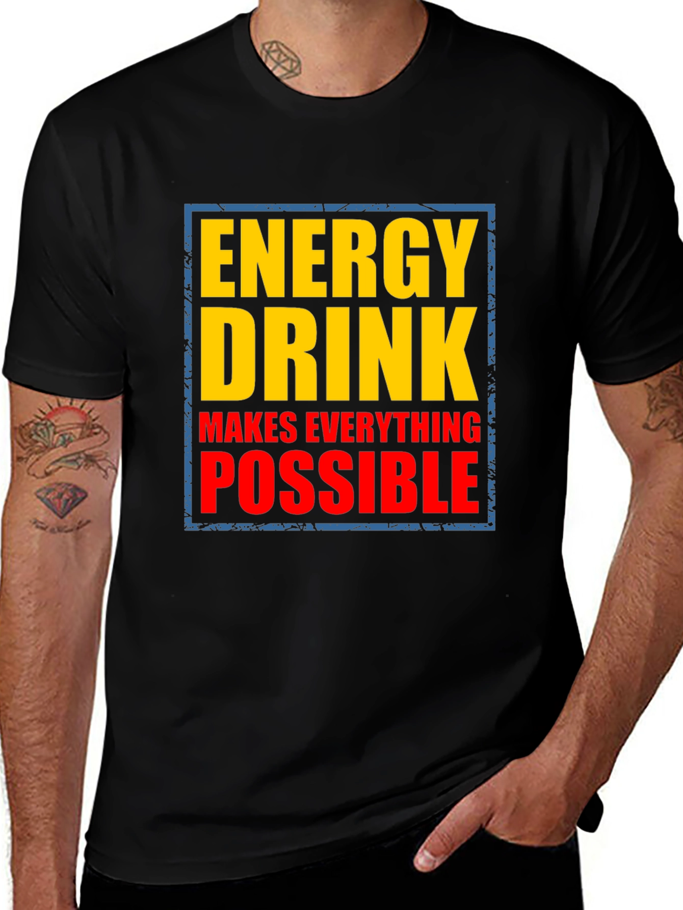 Energy Drink Makes Everything Possible Graphic Tee