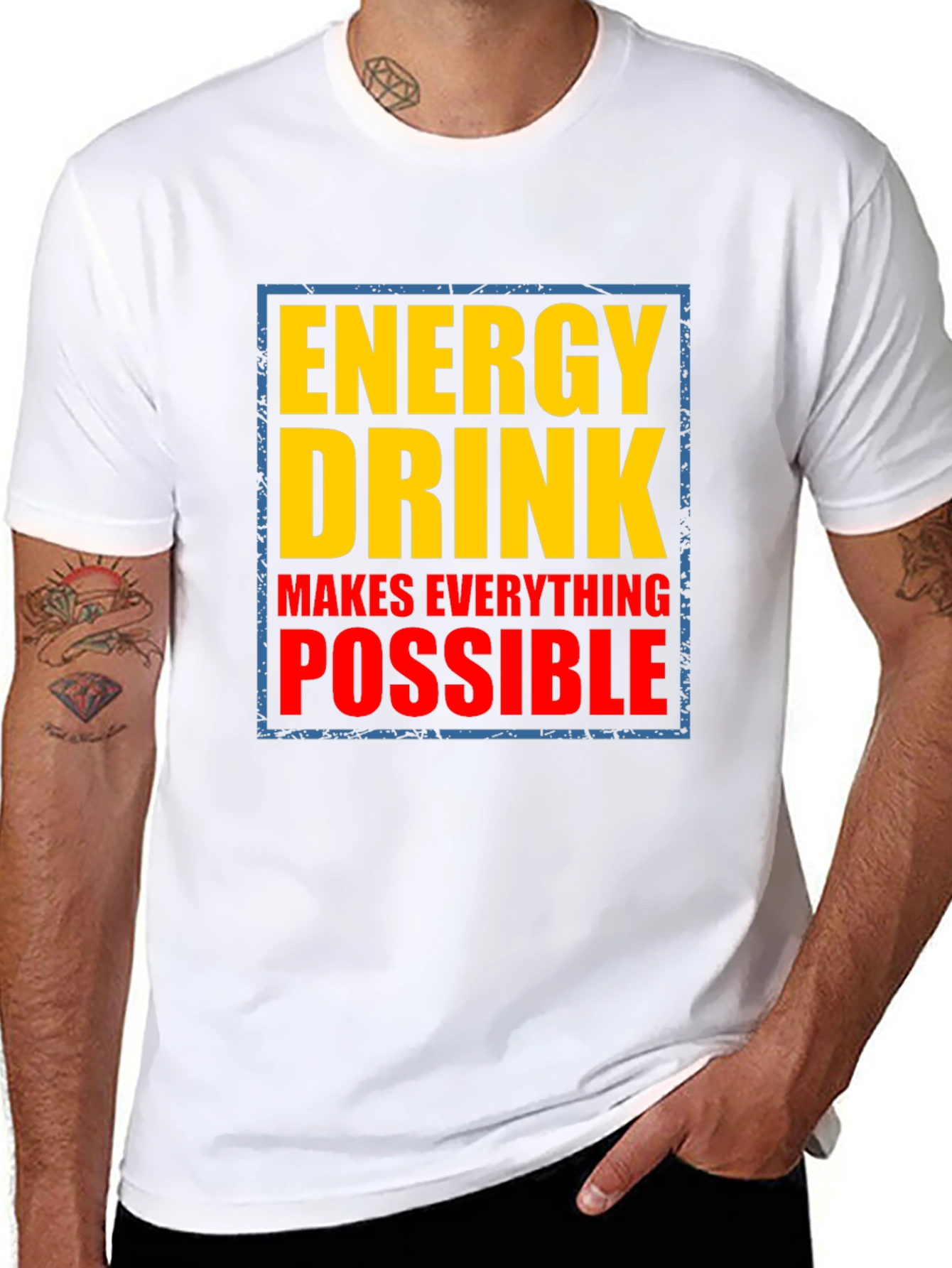 Energy Drink Makes Everything Possible Graphic Tee