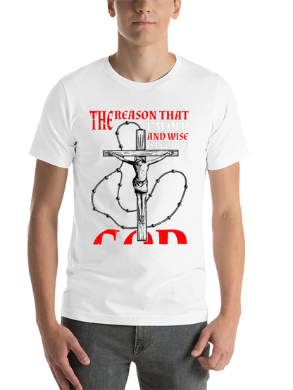 Reason Im Old and Wise Black T-Shirt