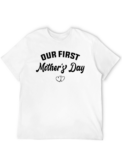 Our First Mothers Day Black T-Shirt