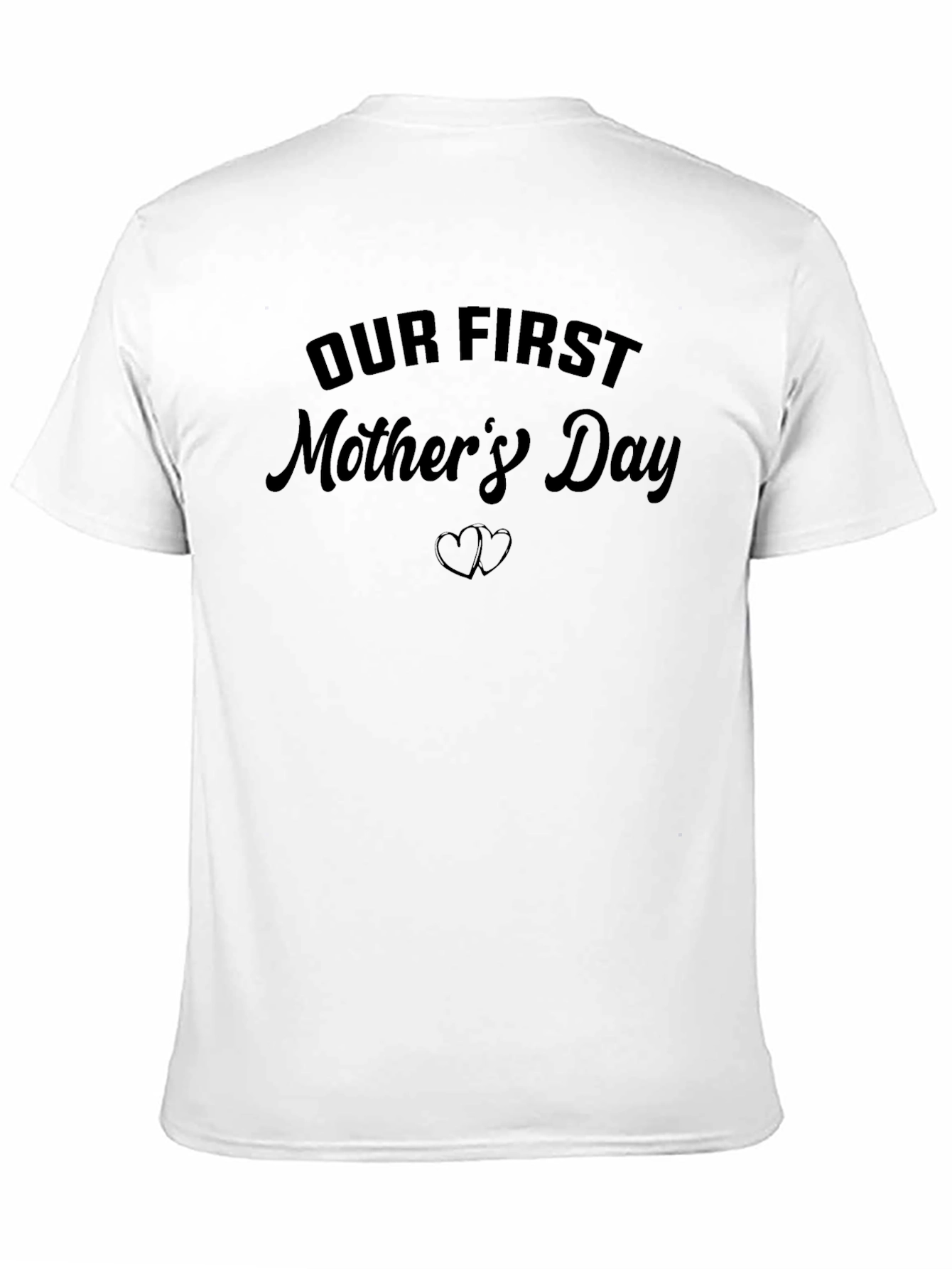 Our First Mothers Day Black T-Shirt
