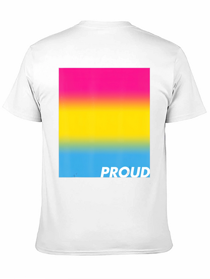 Pansexual Pride T-Shirt - Black Cotton Blend Tee