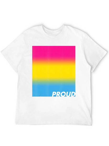 Pansexual Pride T-Shirt - Black Cotton Blend Tee