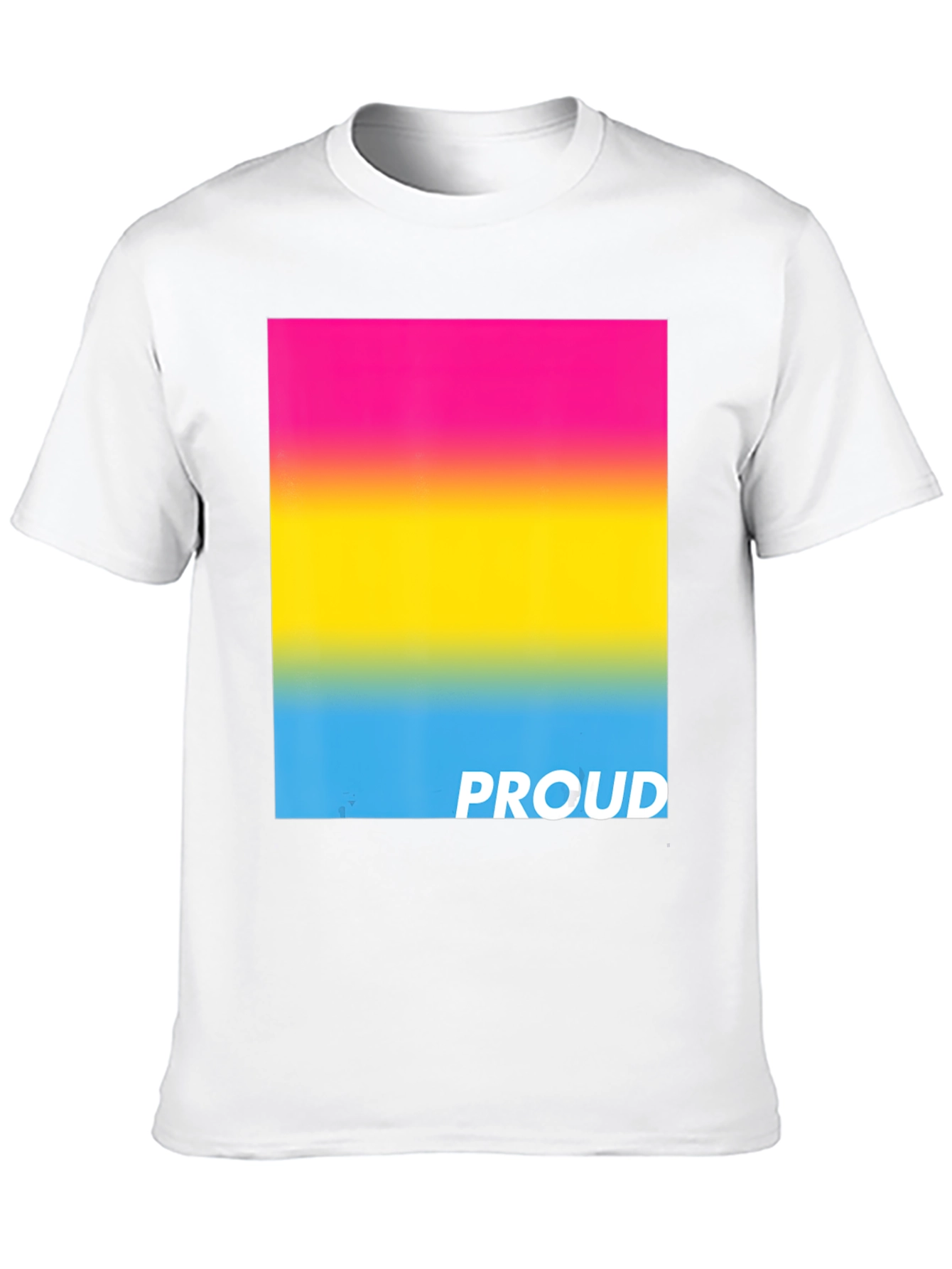Pansexual Pride T-Shirt - Black Cotton Blend Tee