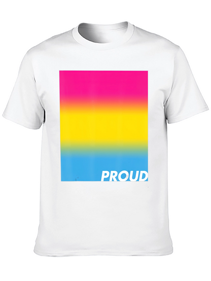 Pansexual Pride T-Shirt - Black Cotton Blend Tee