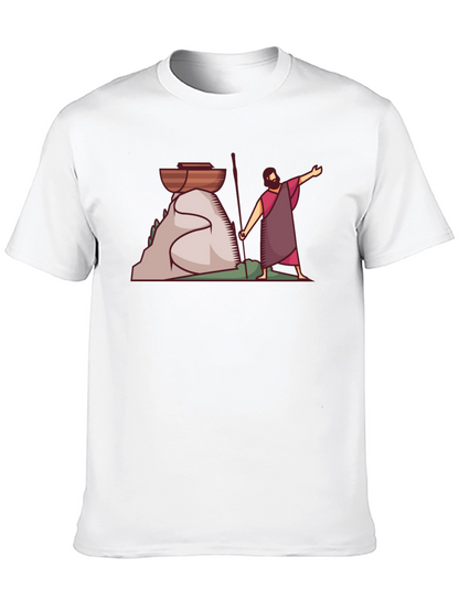 Moses Black Graphic Tee