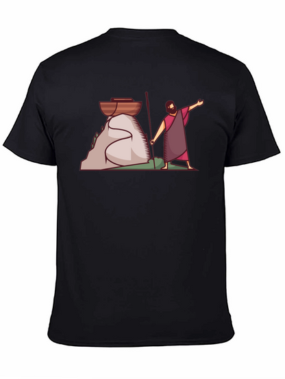 Moses Black Graphic Tee