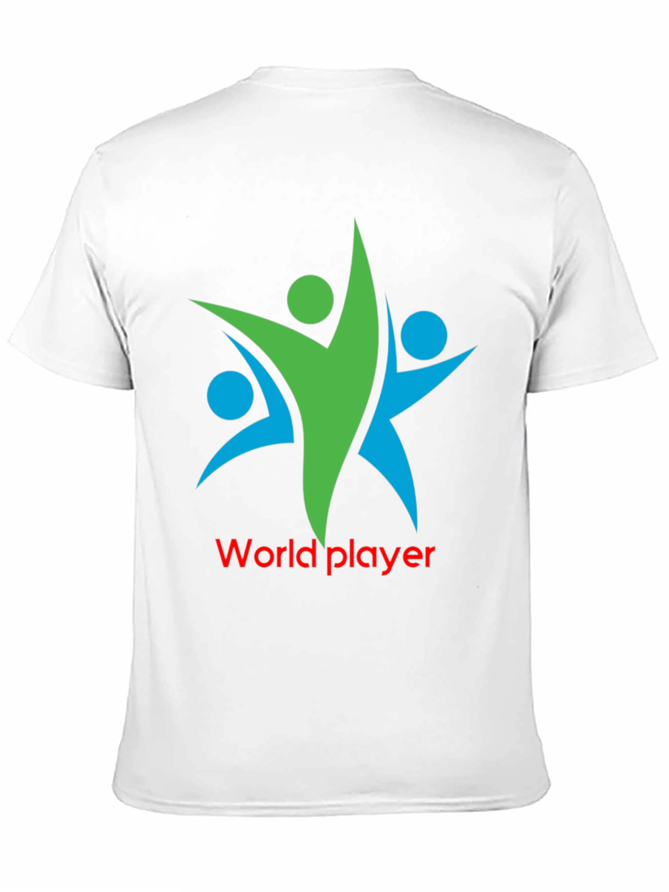 World Player Graphic Tee - Black Cotton Blend