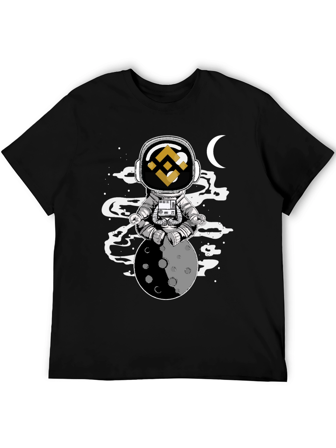 Astronaut Binance Moon T-Shirt