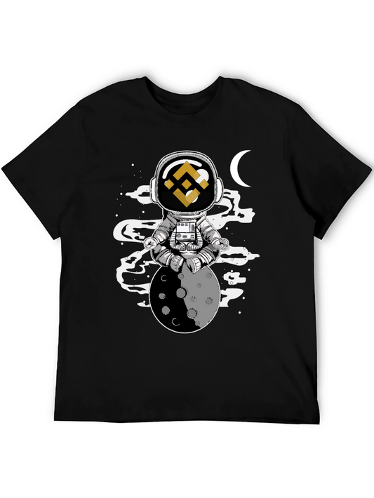 Astronaut Binance Moon T-Shirt