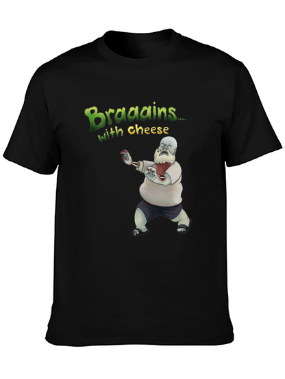 Zombie Brains With Cheese Graphic Tee