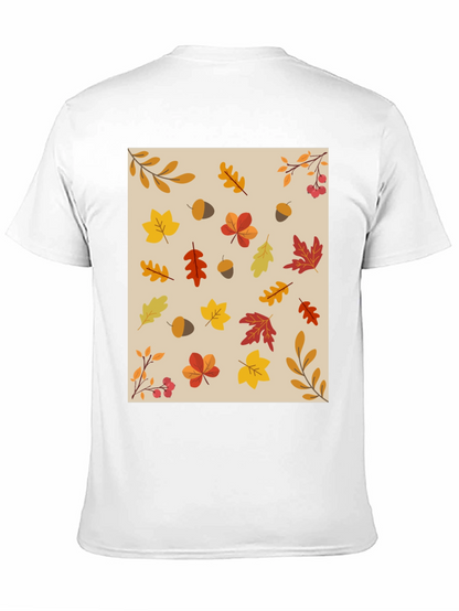 Fall Leaves Pattern T-Shirt