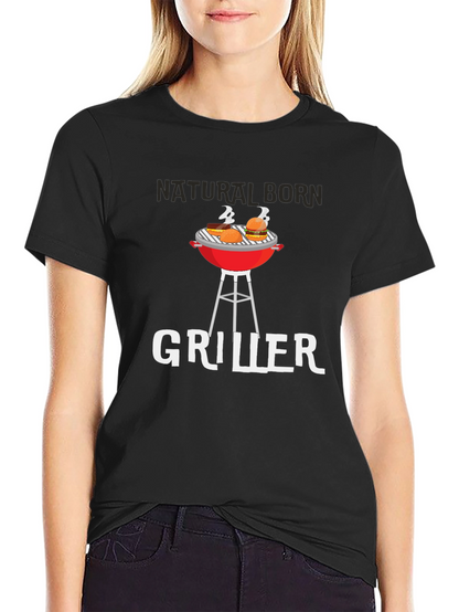 Natural Born Griller Black T-Shirt