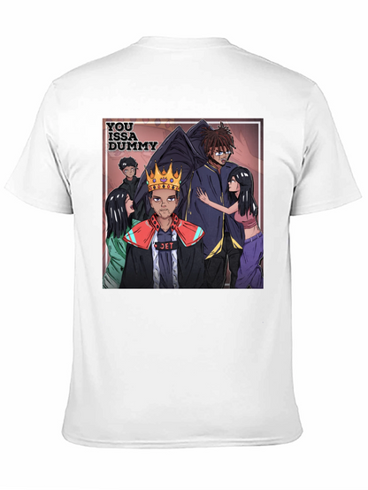 You Issa Dummy Graphic Tee - Black Cotton Blend