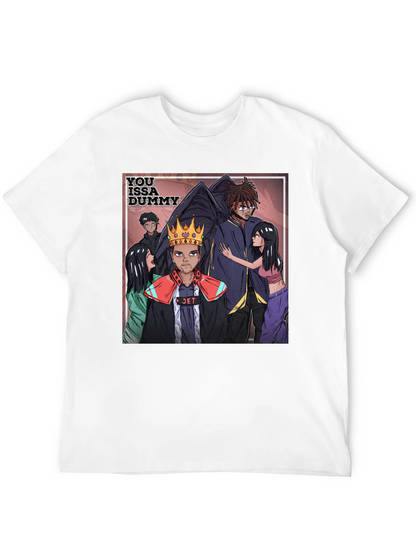 You Issa Dummy Graphic Tee - Black Cotton Blend
