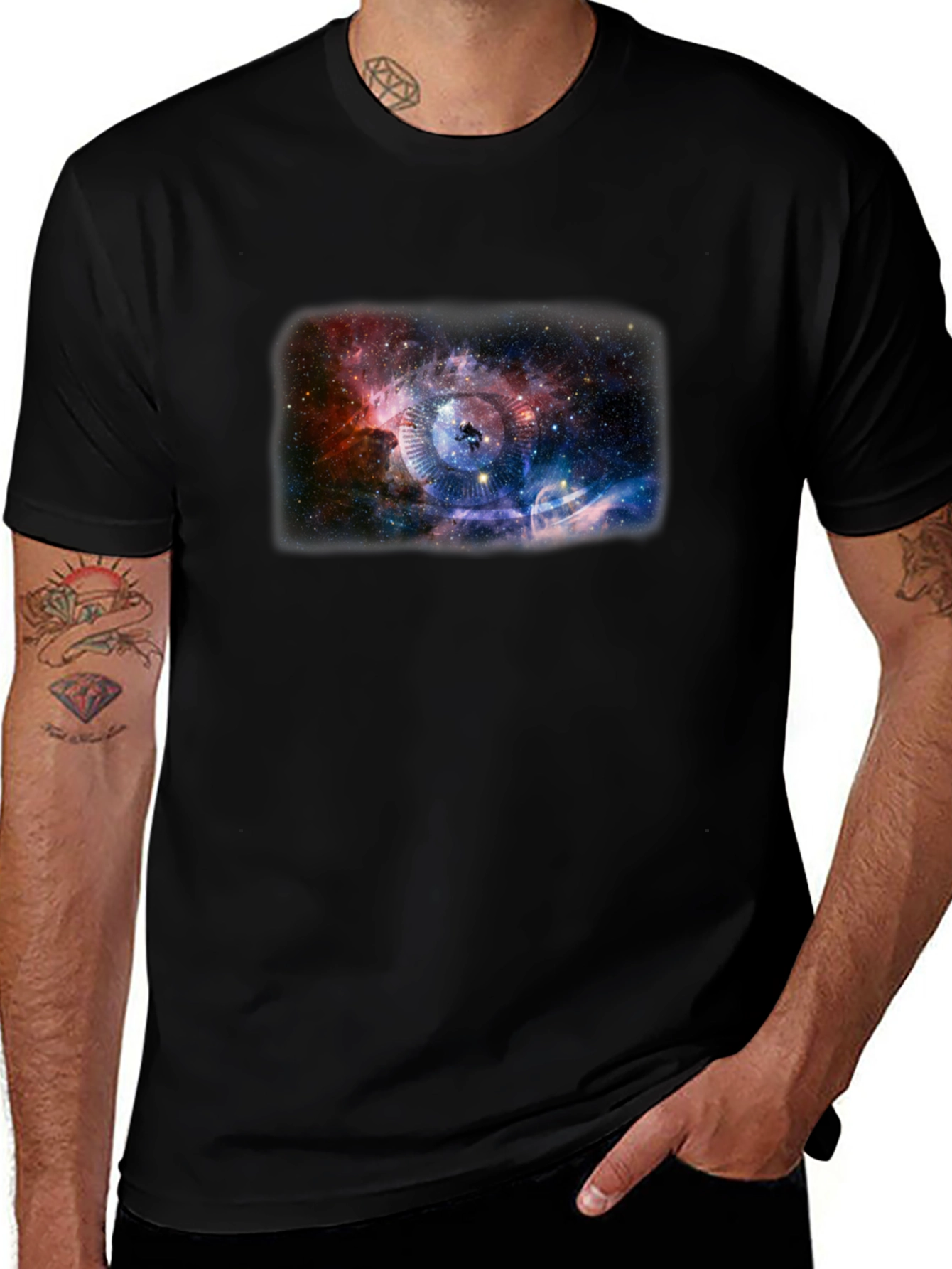 Cosmic Galaxy Graphic T-Shirt