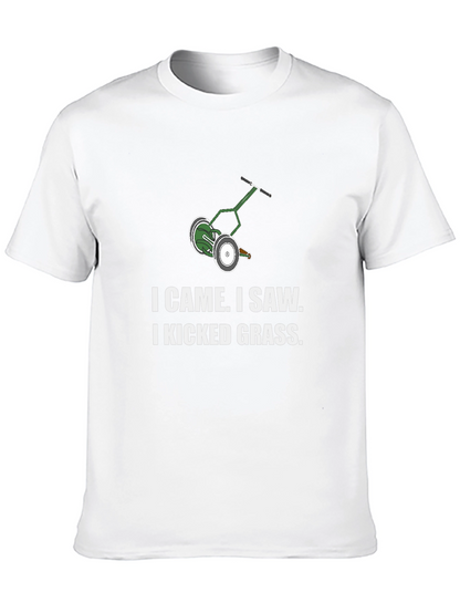 I Came I Saw I Kicked Grass T-Shirt