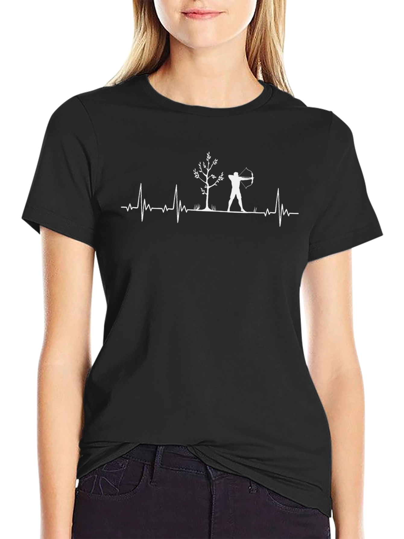 Archery Heartbeat T-Shirt - Archer Love