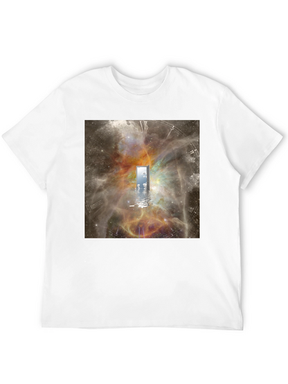 Surreal Doorway T-Shirt - Galaxy Time Portal