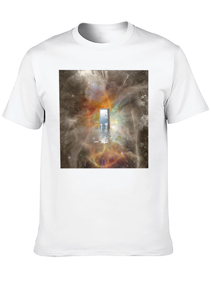 Surreal Doorway T-Shirt - Galaxy Time Portal