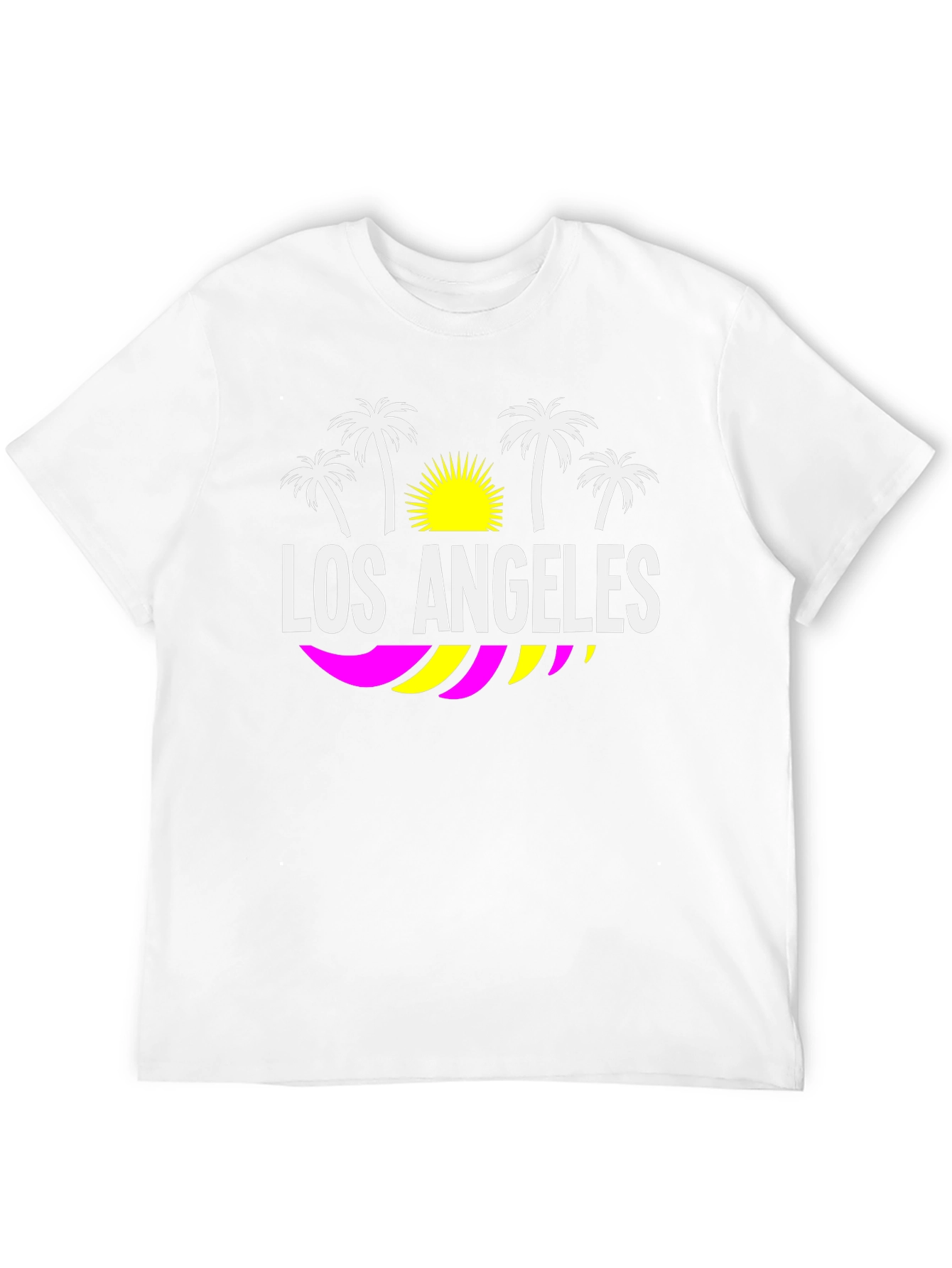 Los Angeles Palm Tree T-Shirt - California Vibes