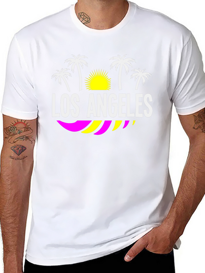 Los Angeles Palm Tree T-Shirt - California Vibes