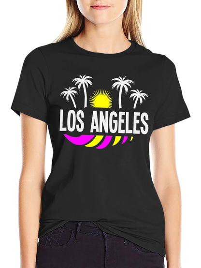 Los Angeles Palm Tree T-Shirt - California Vibes