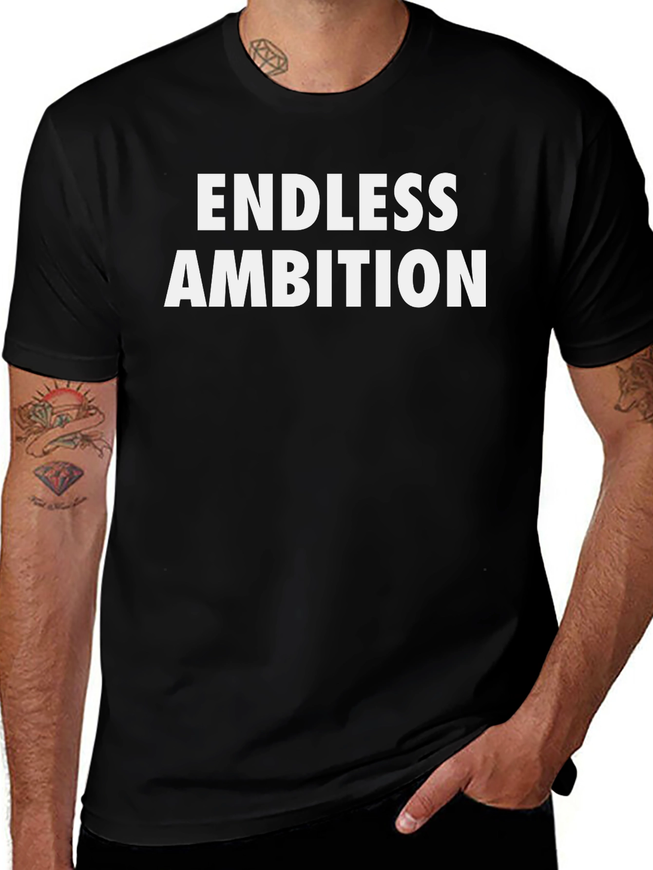 Endless Ambition Graphic Tee - Black