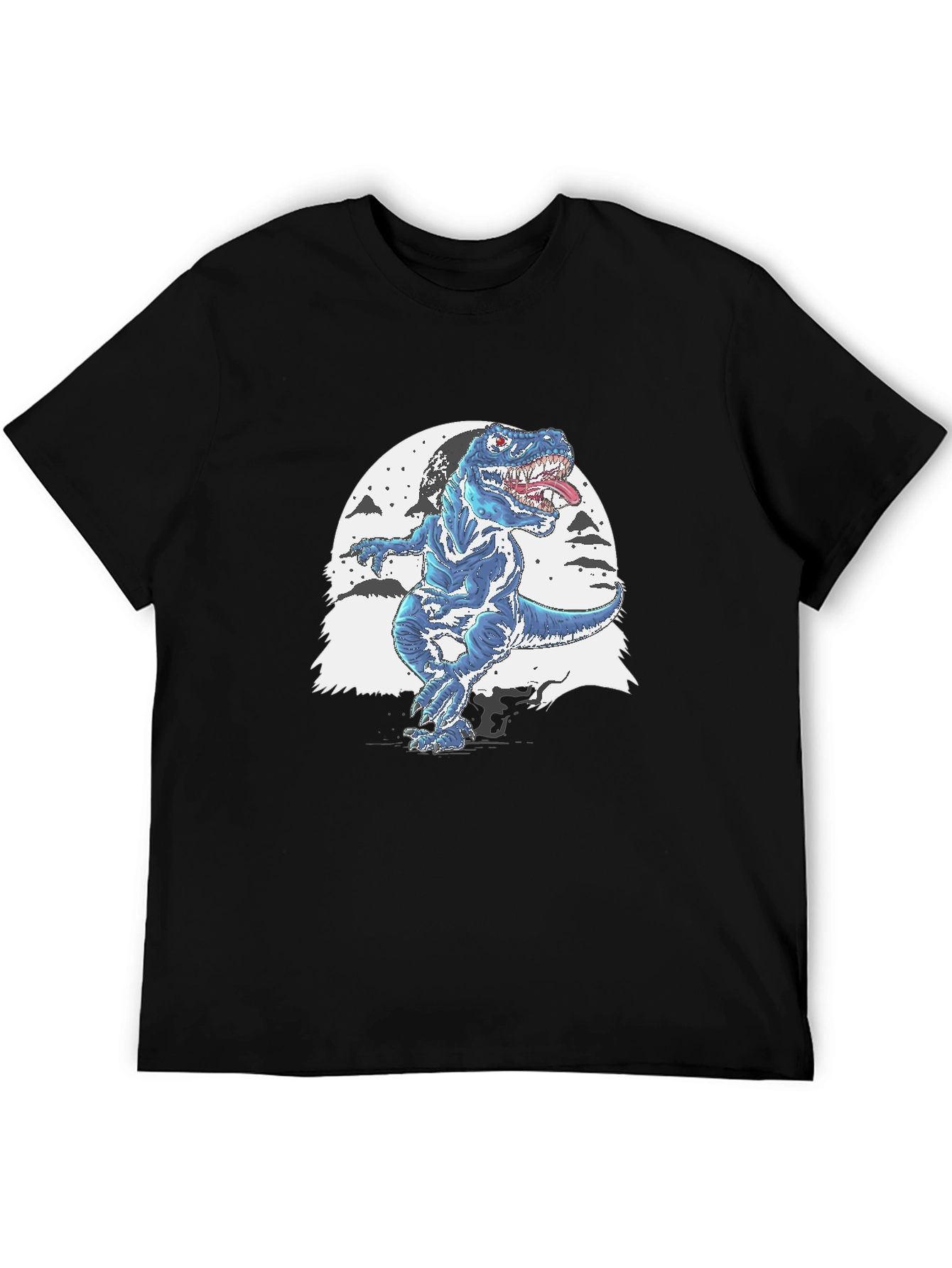 Dino T-Shirt - Blue T-Rex Design