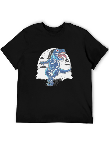 Dino T-Shirt - Blue T-Rex Design