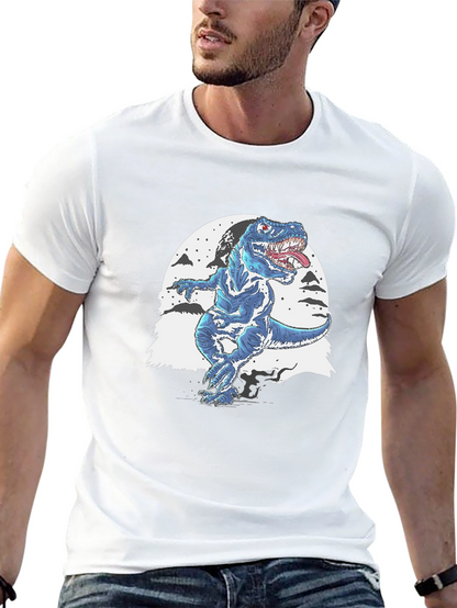 Dino T-Shirt - Blue T-Rex Design
