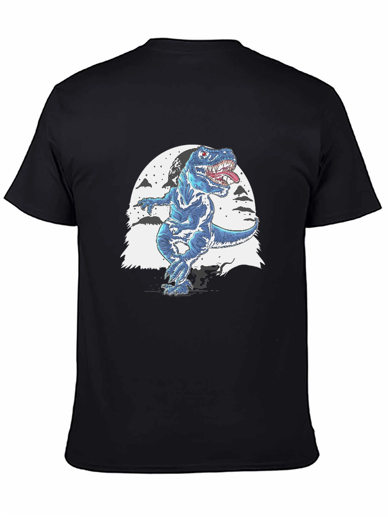Dino T-Shirt - Blue T-Rex Design