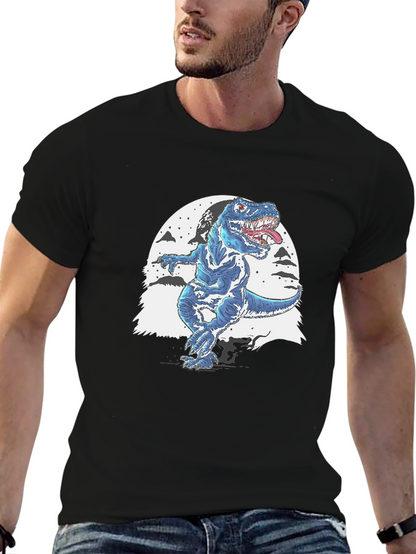 Dino T-Shirt - Blue T-Rex Design