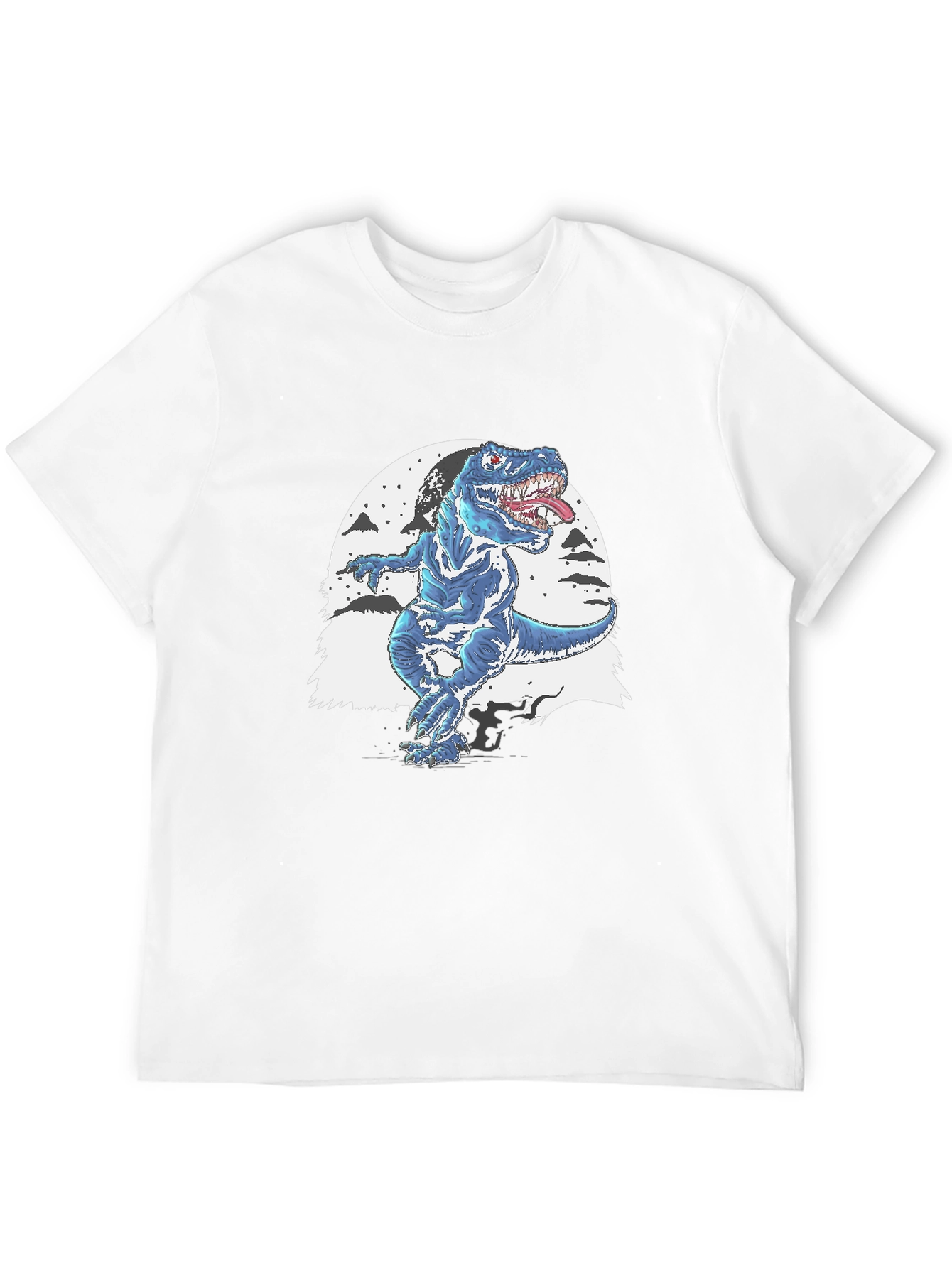 Dino T-Shirt - Blue T-Rex Design
