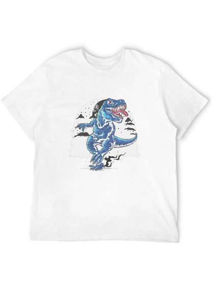 Dino T-Shirt - Blue T-Rex Design