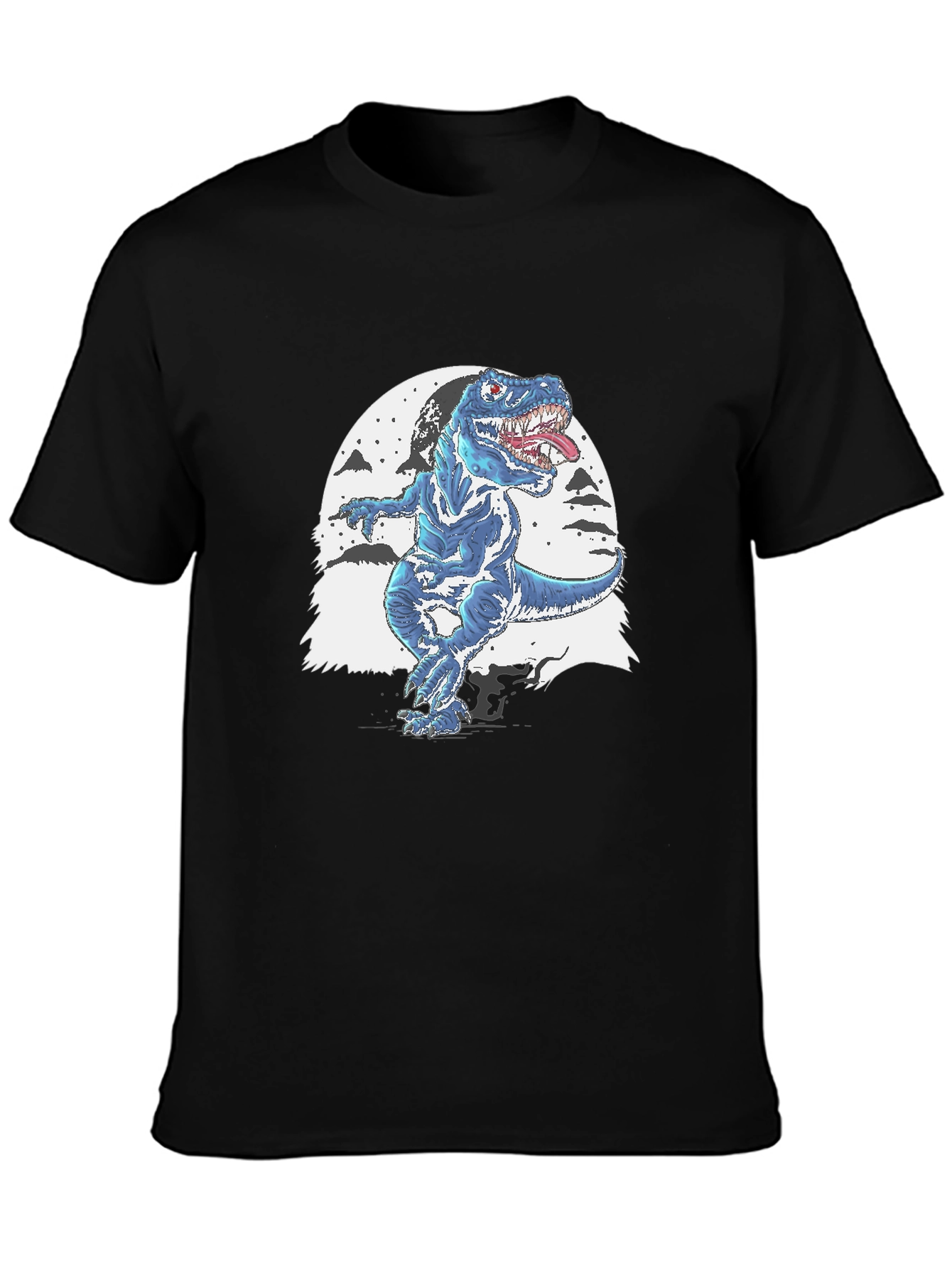 Dino T-Shirt - Blue T-Rex Design