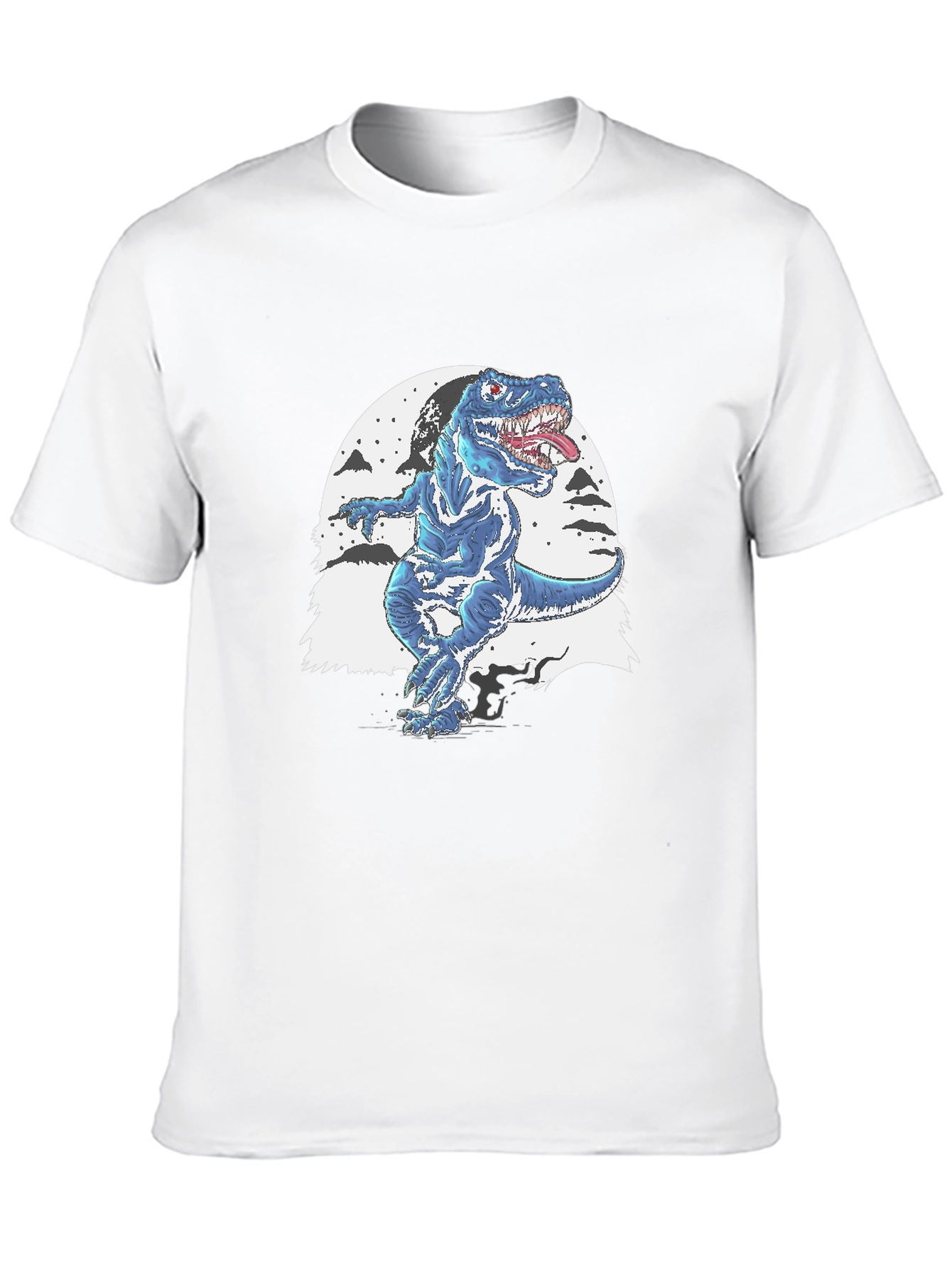 Dino T-Shirt - Blue T-Rex Design