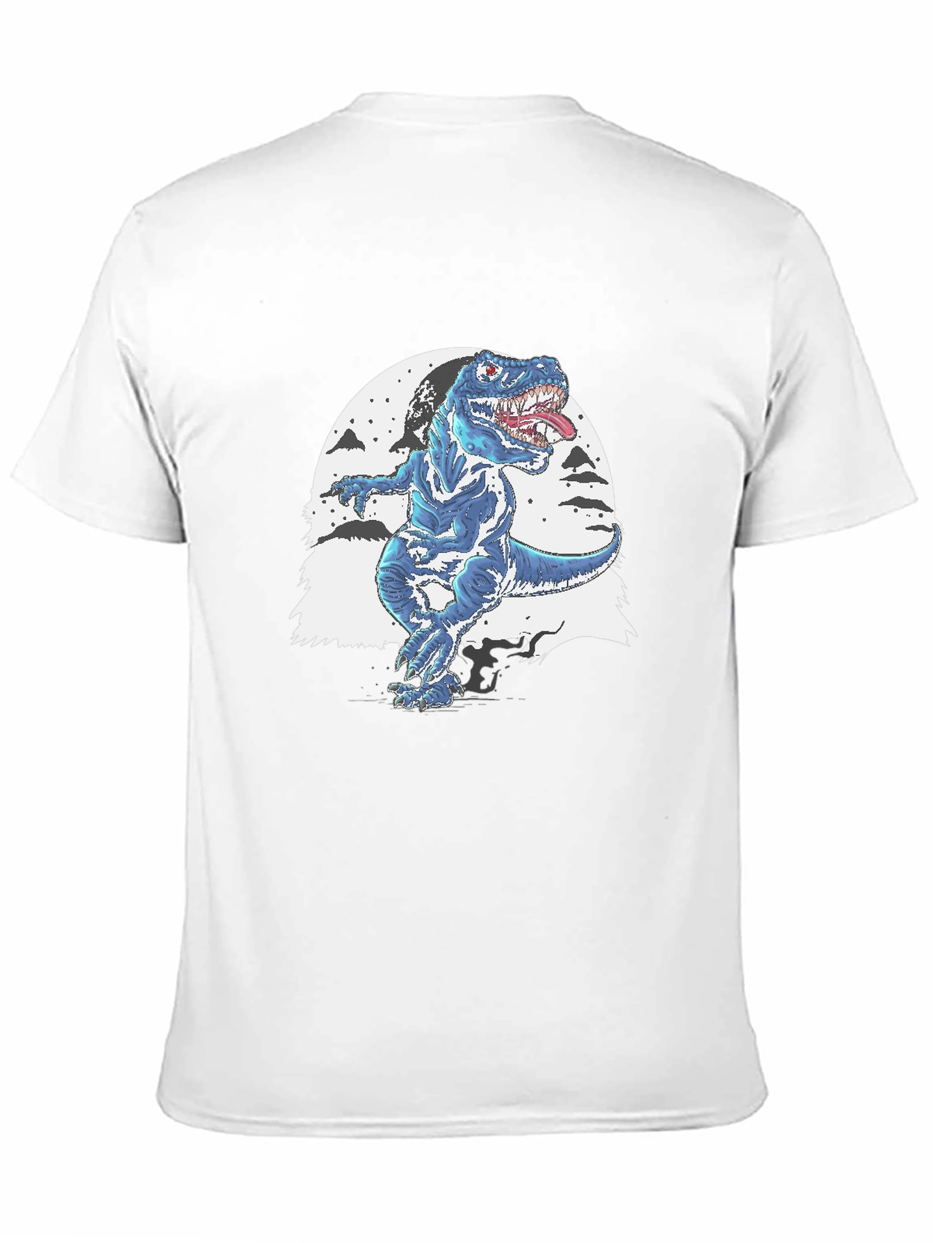 Dino T-Shirt - Blue T-Rex Design