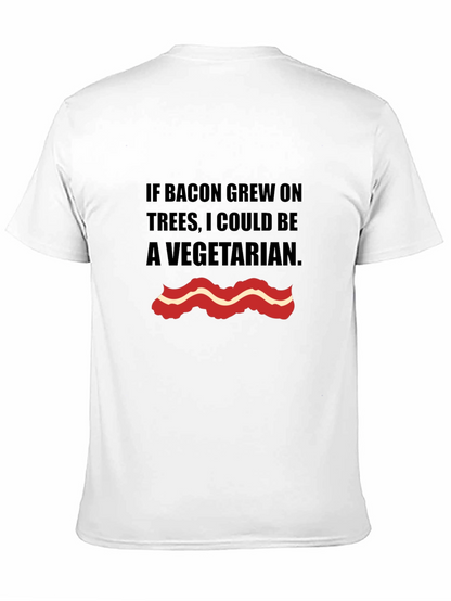 Bacon Trees Vegetarian Graphic T-Shirt