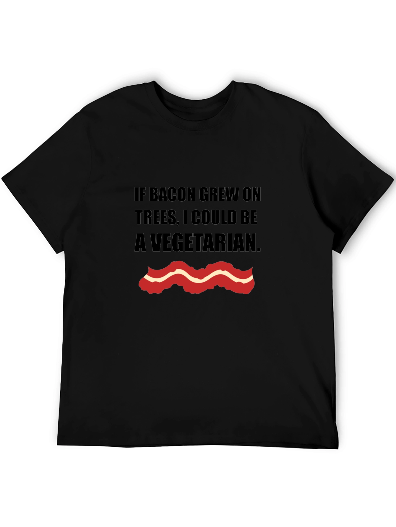 Bacon Trees Vegetarian Graphic T-Shirt