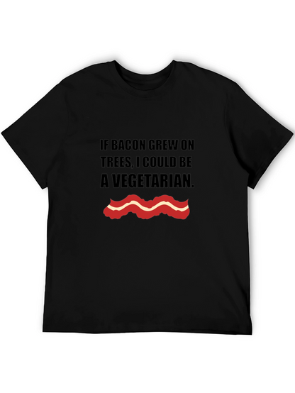 Bacon Trees Vegetarian Graphic T-Shirt