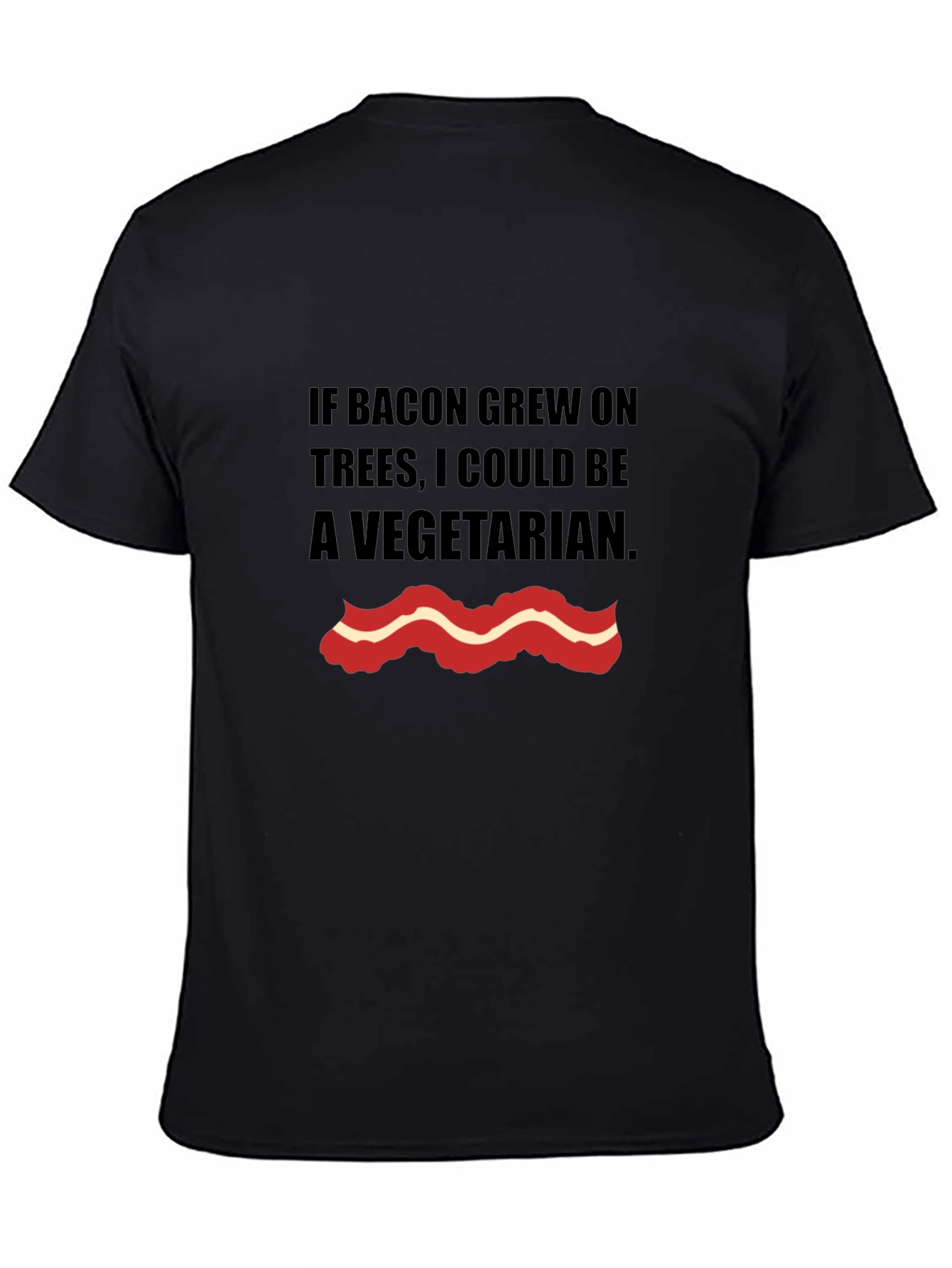 Bacon Trees Vegetarian Graphic T-Shirt