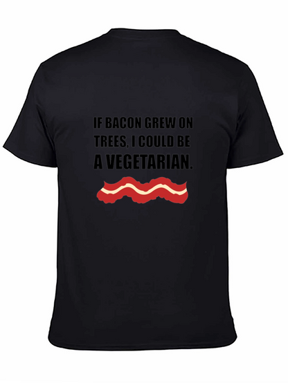 Bacon Trees Vegetarian Graphic T-Shirt