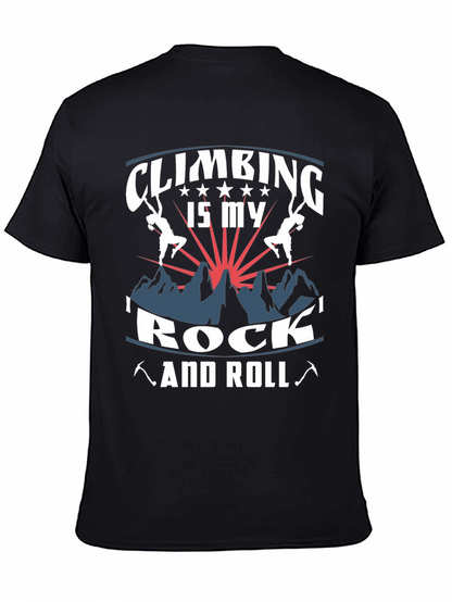Climbing is My Rock and Roll Graphic Tee