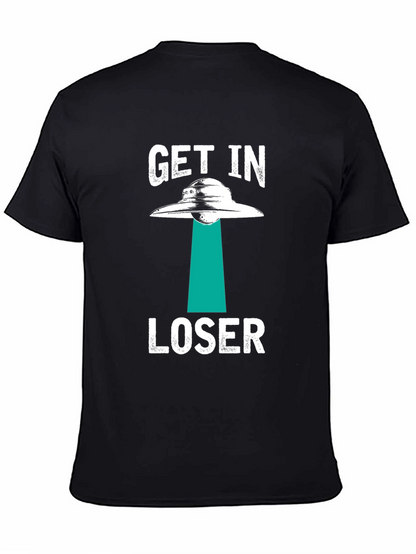 Get In Loser Alien Abduction Graphic T-Shirt