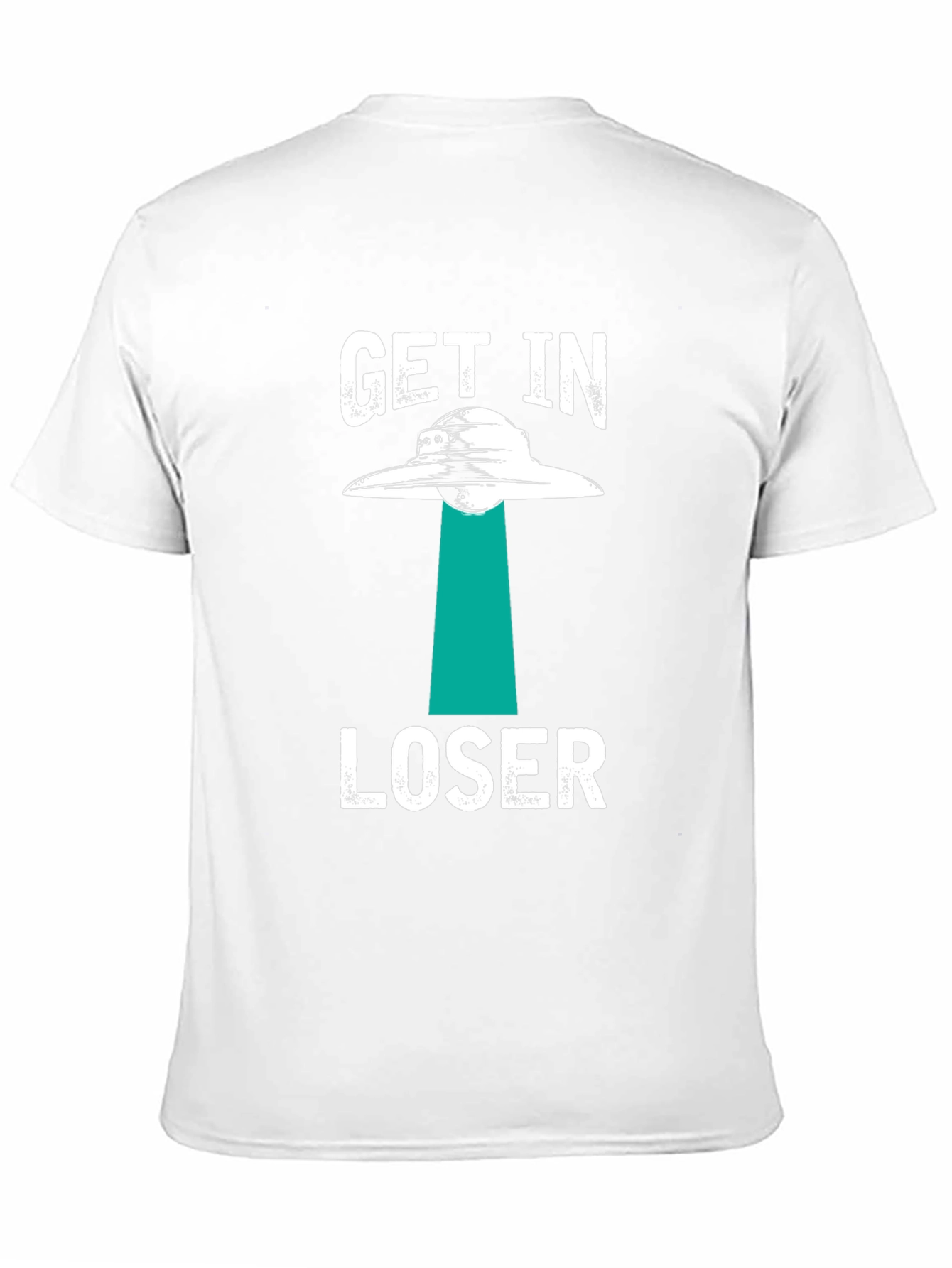 Get In Loser Alien Abduction Graphic T-Shirt